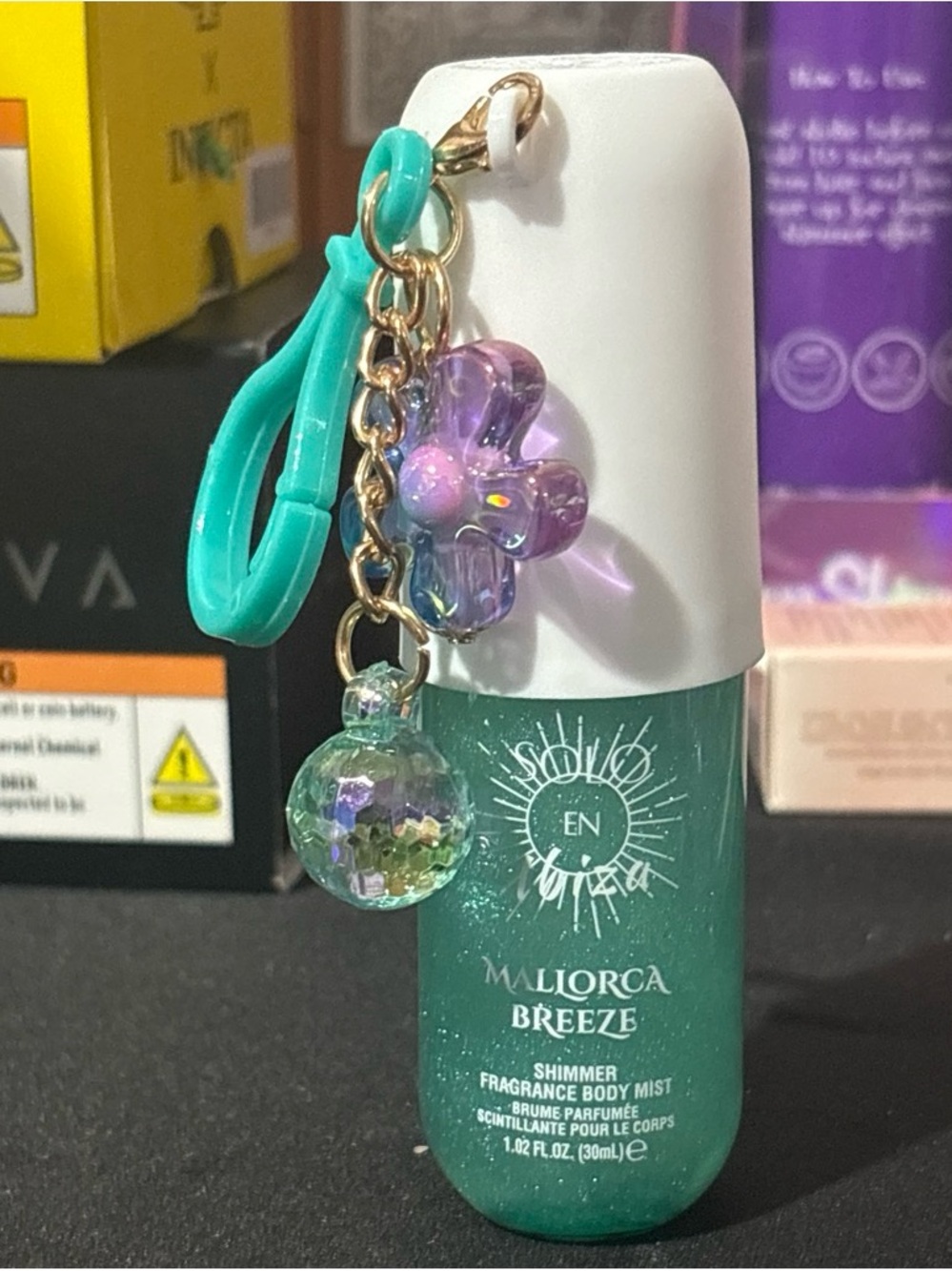 Mallorca Breeze Shimmer Fragrance Body Mist — Green